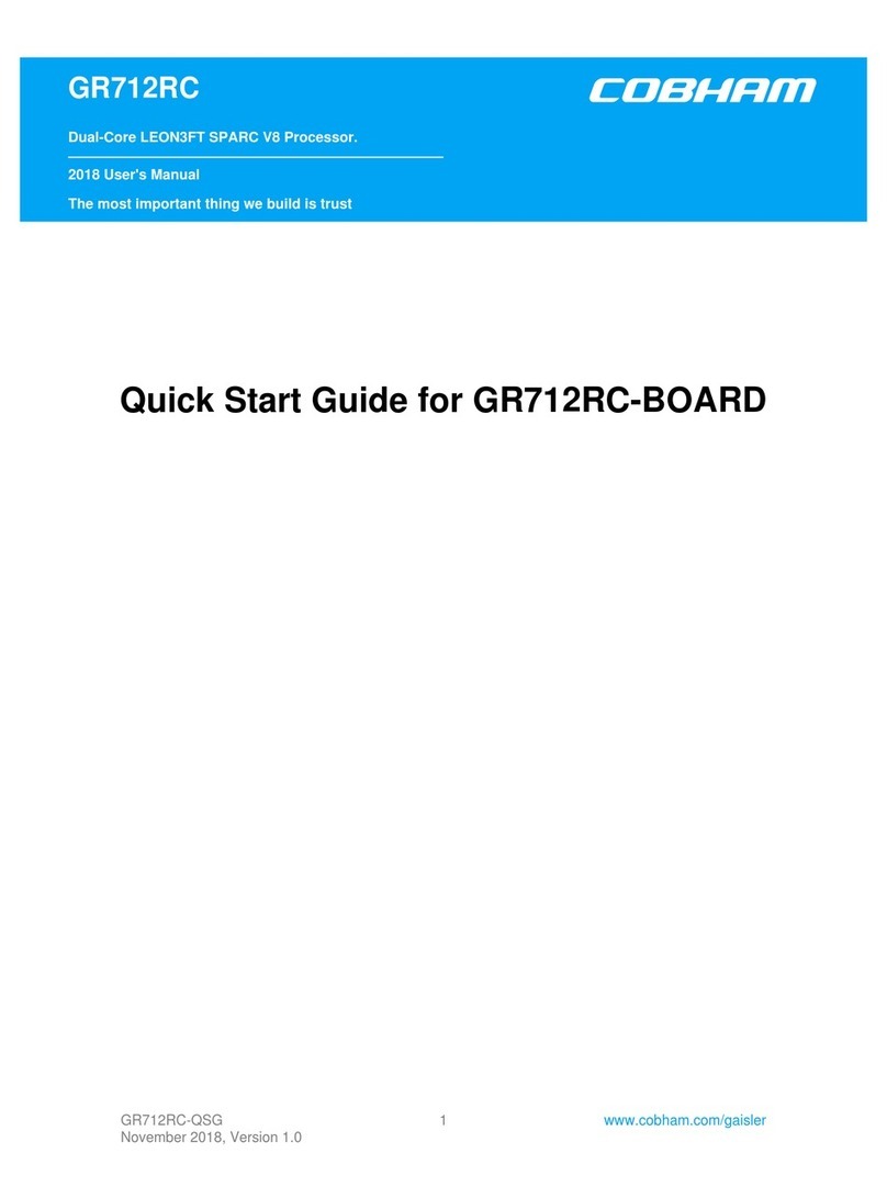 COBHAM GR712RC User manual