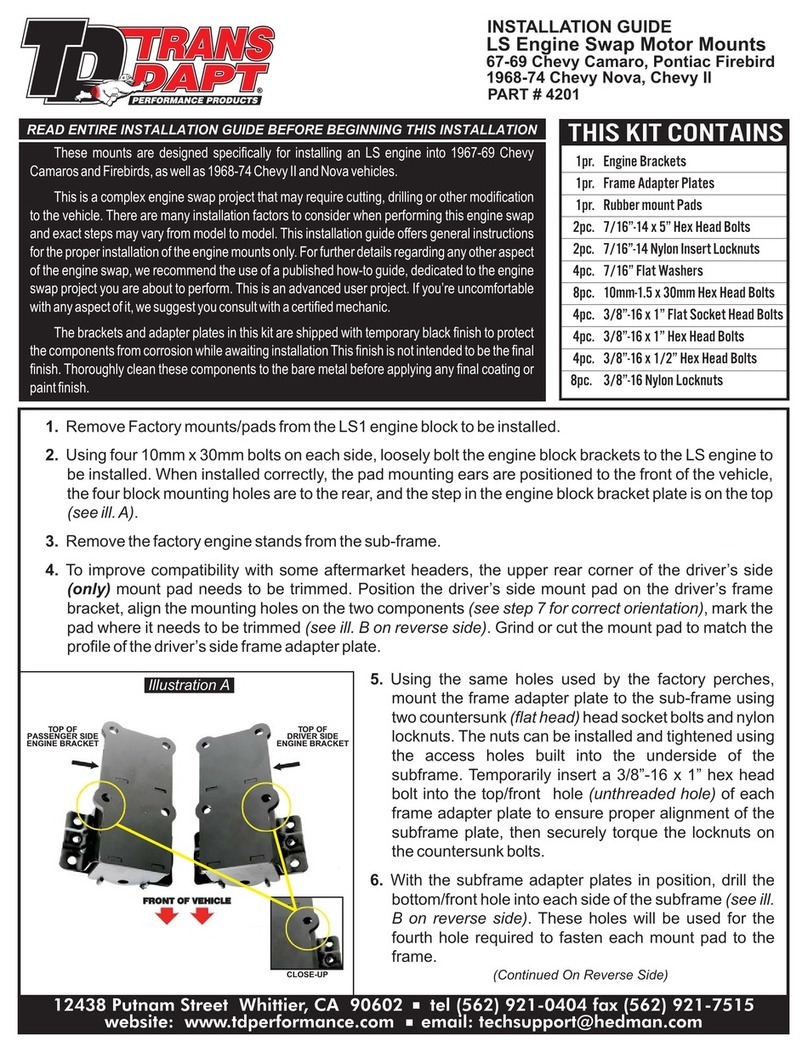 Trans Dapt 4201 installation guide