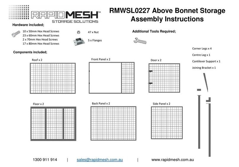 RapidMesh RMWSL0227 User manual