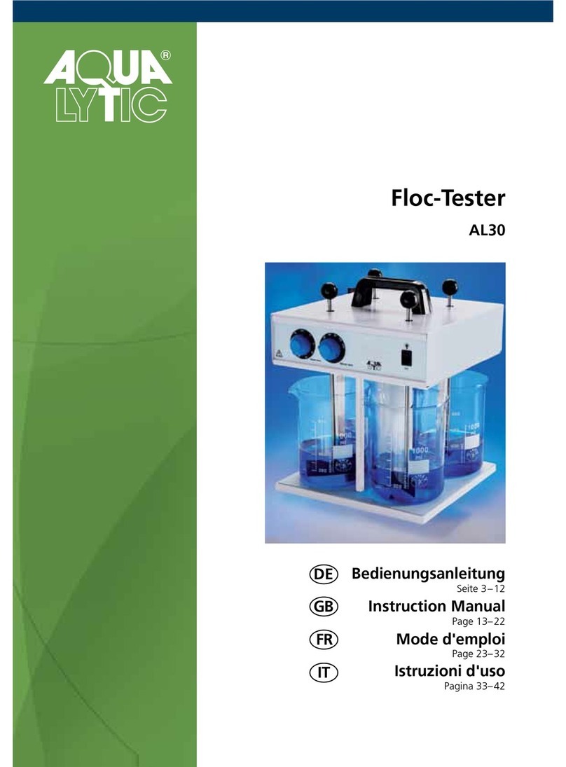 Aqualytic Floc-Tester instruction manual