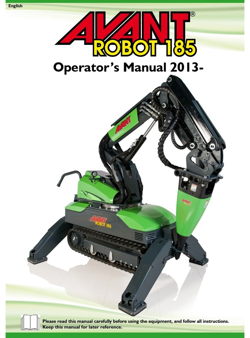 Avantco Robot 185 Operator's manual