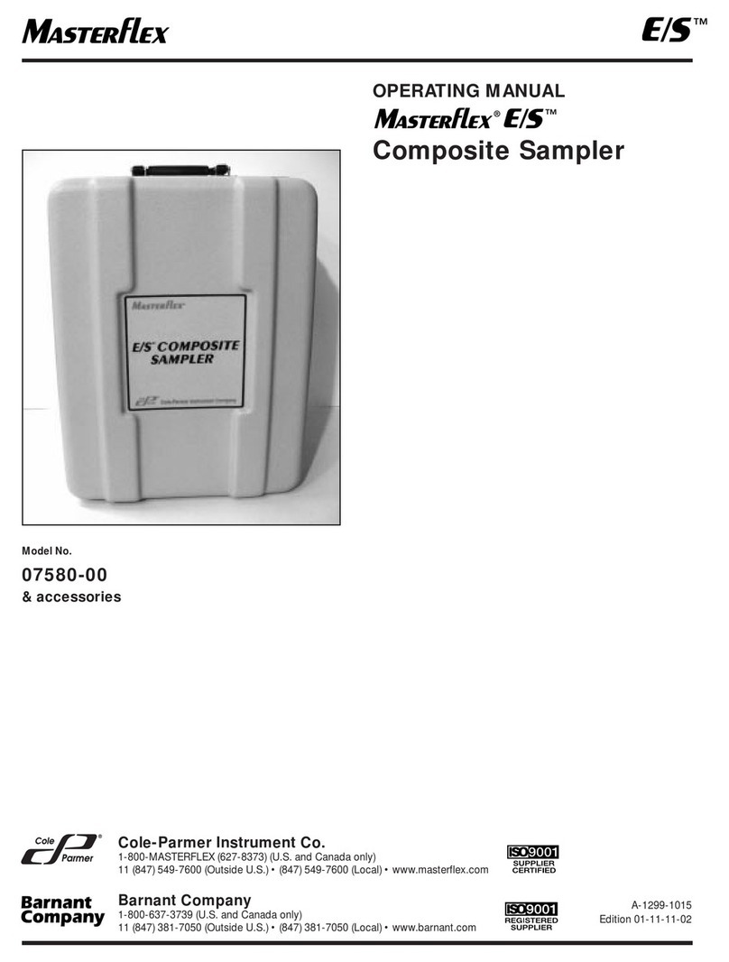 Masterflex E/S 07580-00 operating manual Masterflex E/S 07580-00 operating manual