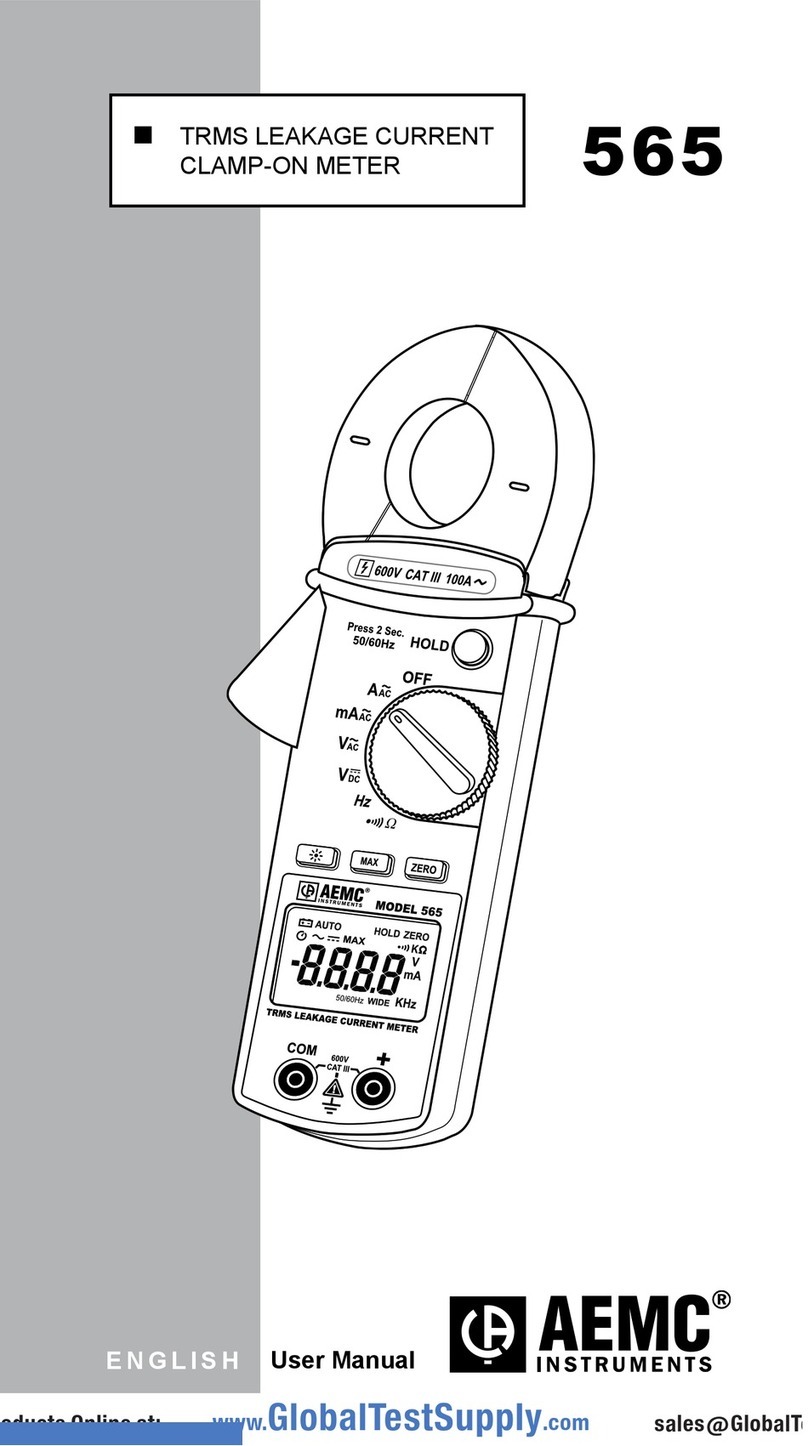 AEMC 565 User manual