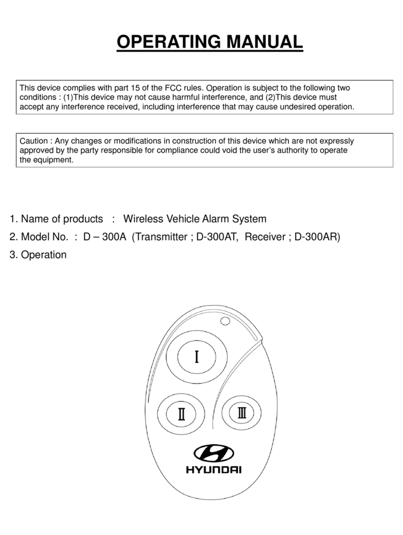 Hyundai D-300A operating manual