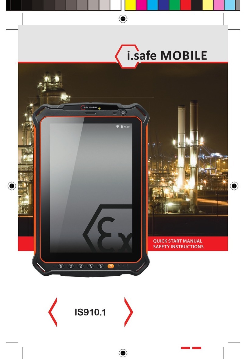 ISAFE MOBILE IS910.1 Operator's manual