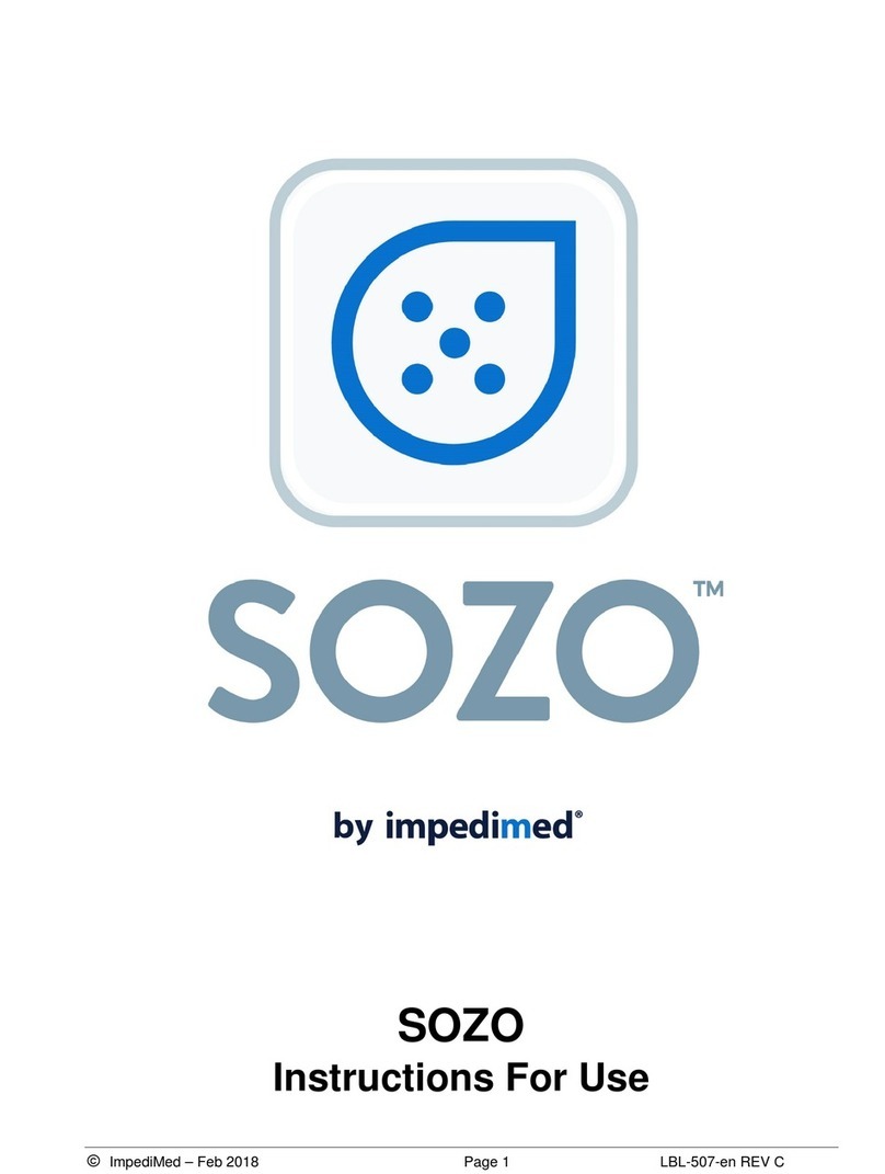 ImpediMed SOZO Instructions for use