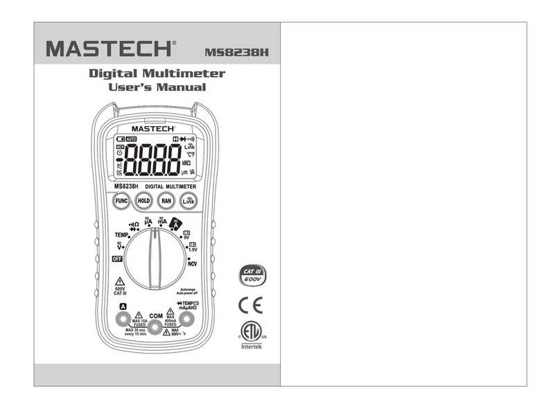 Mastech MS8238H User manual