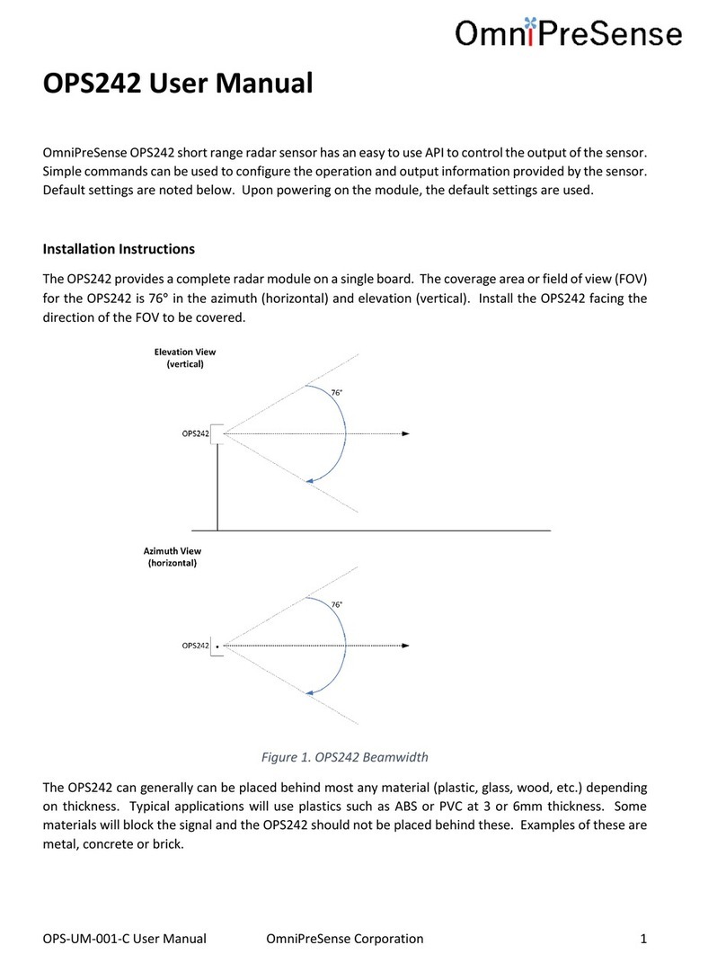 OmniPreSense OPS242 User manual