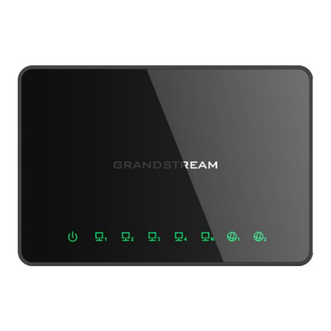 Grandstream Networks GWN7000 User manual Grandstream Networks GWN7000 User manual