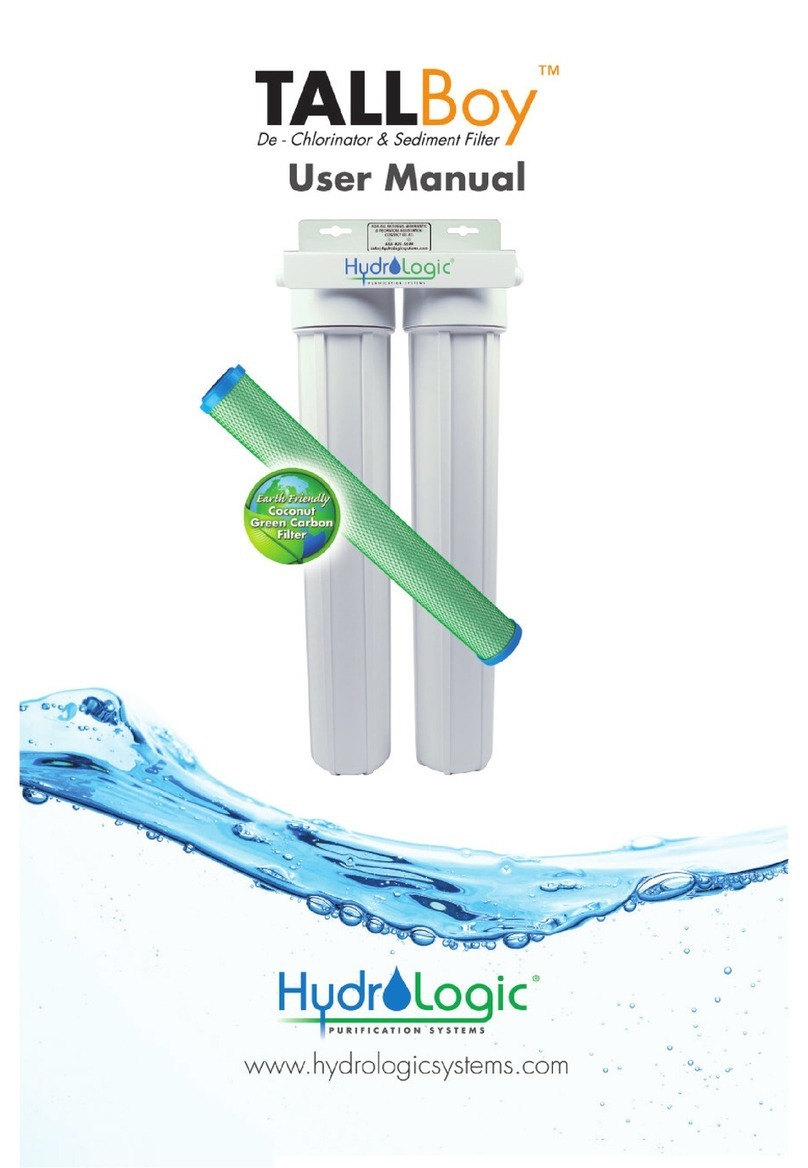 HydroLogic TallBoy HL-31050 user manual