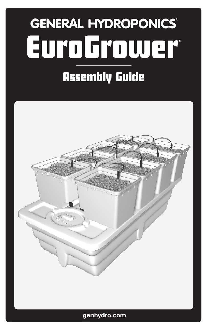 General Hydroponics EuroGrower Assembly guide