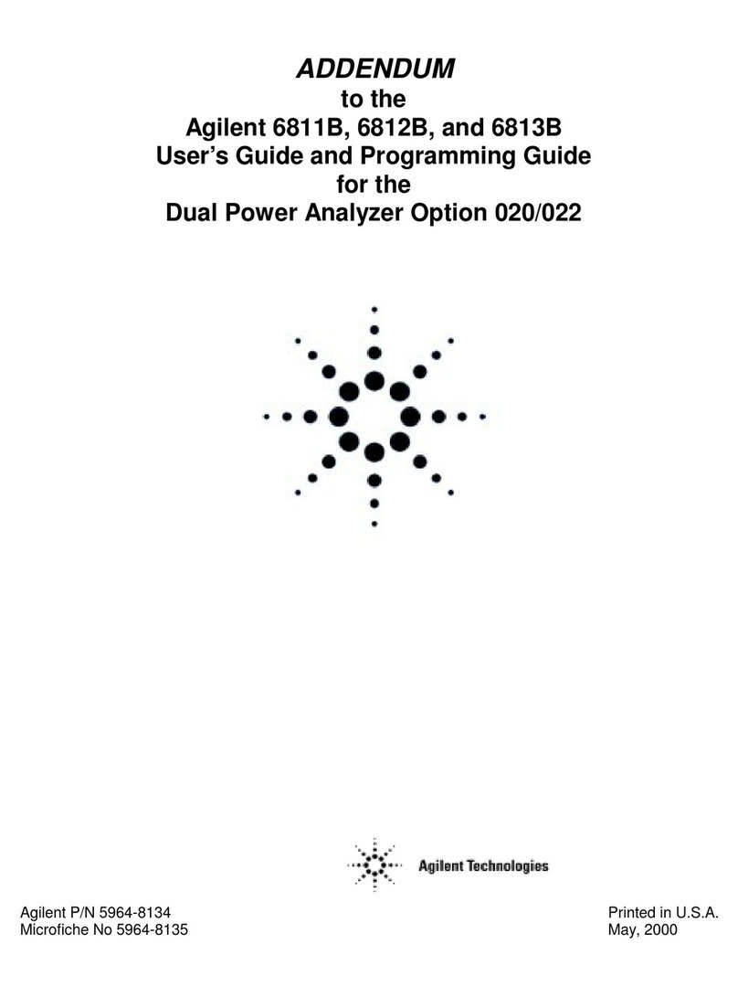 Agilent Technologies 6813B user guide