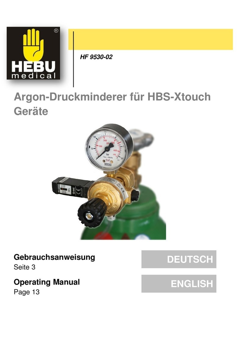 HEBU medical HF 9530-02 operating manual