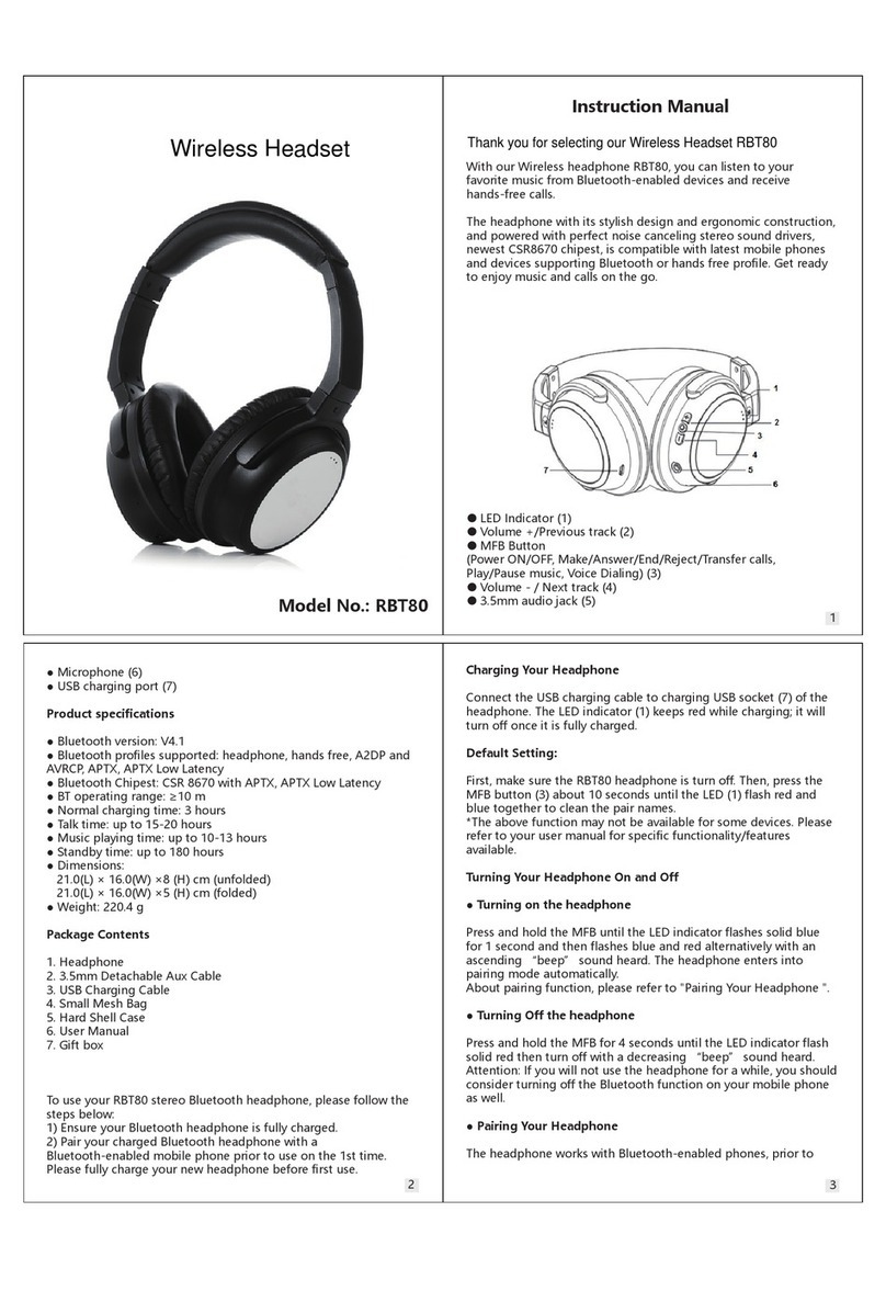 Rambotech RBT80 instruction manual