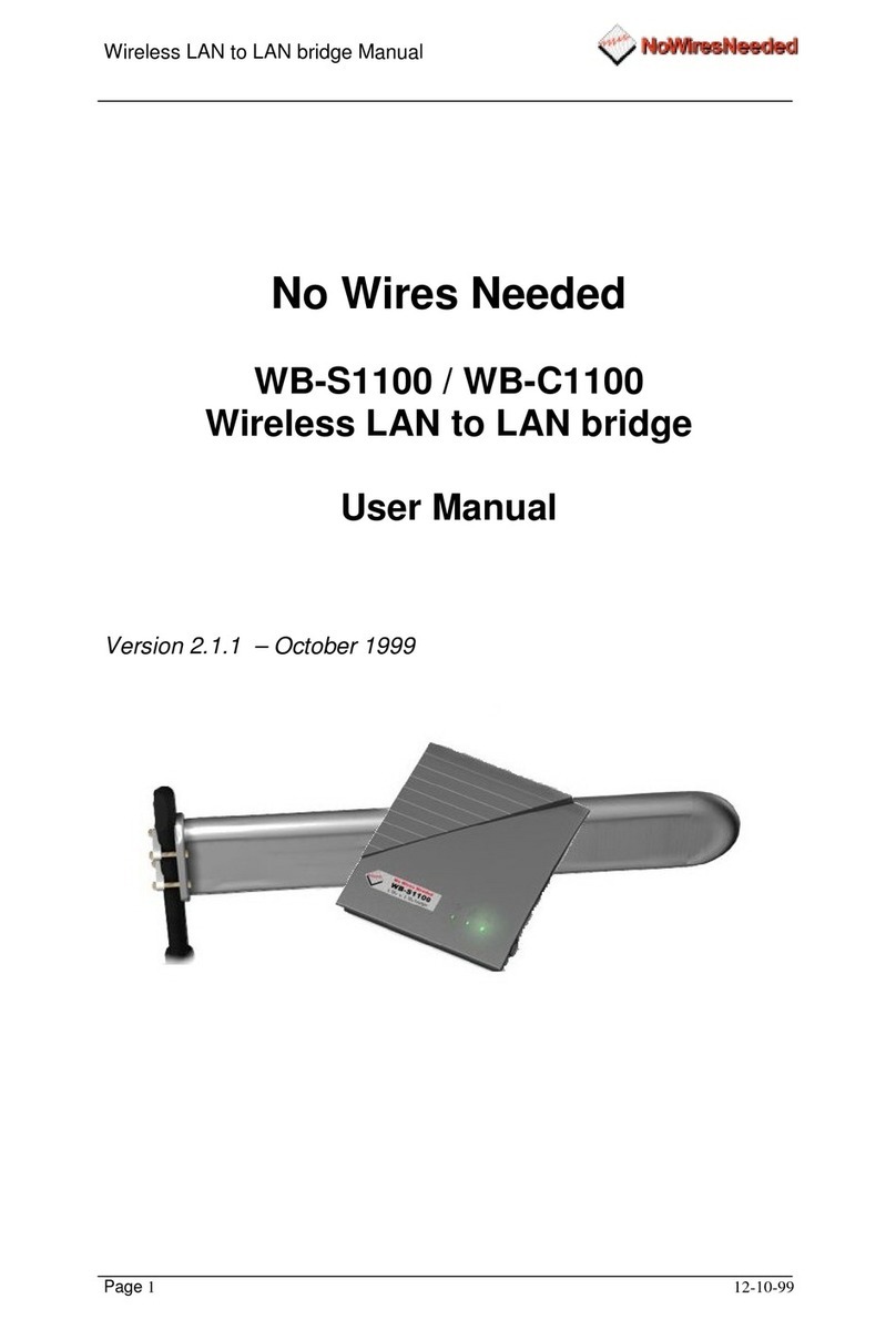 No Wires Needed WB-S1100 user manual