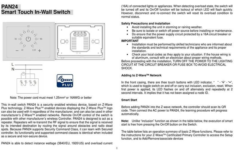 Philio PAN24 User manual