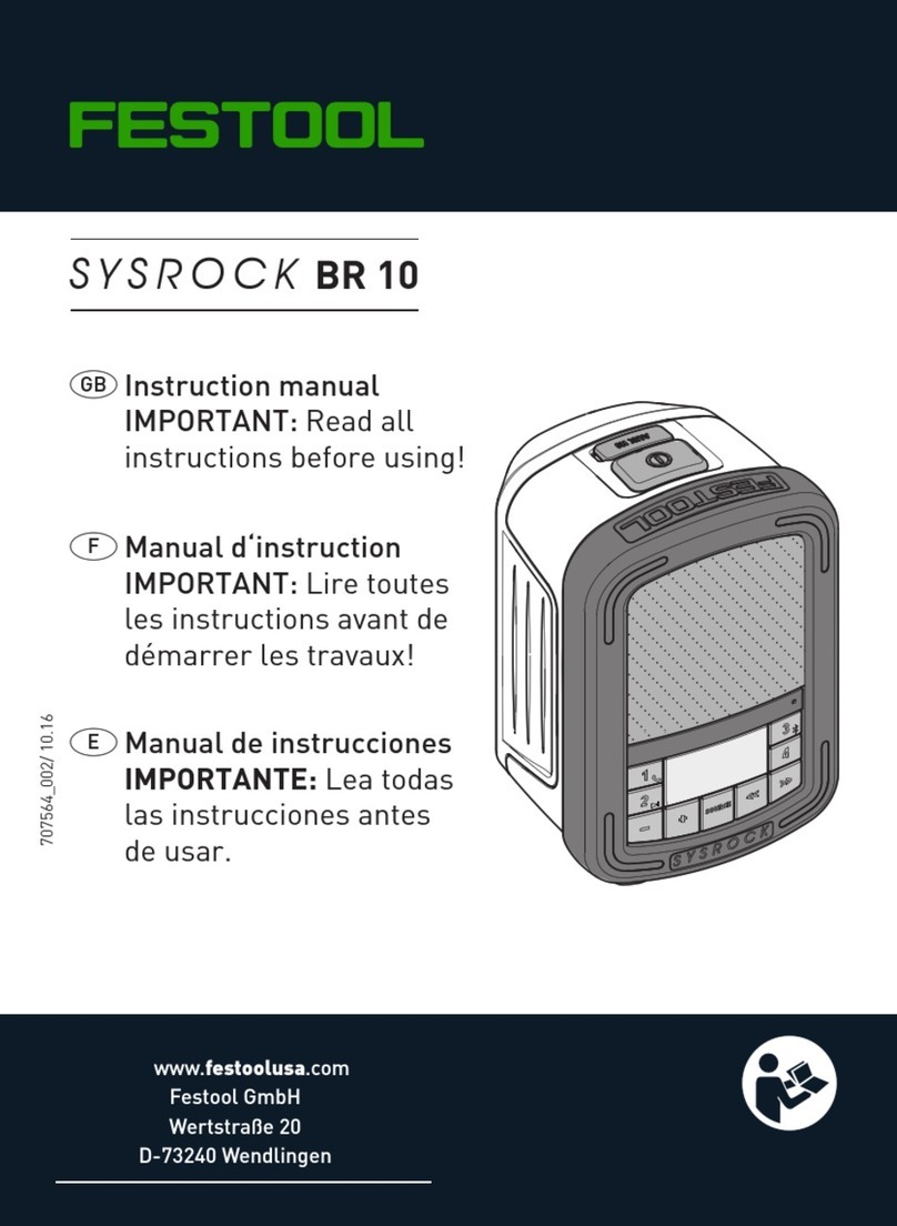 Festool SYSROCK BR 10 instruction manual