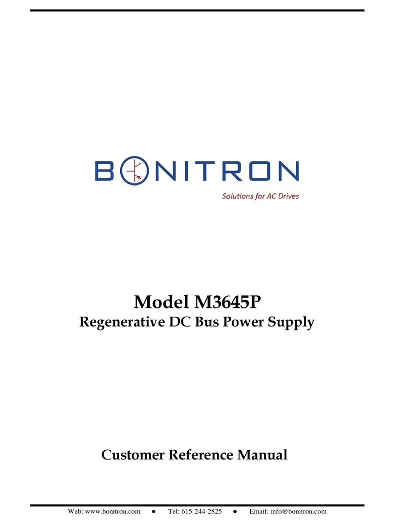 bonitron M3645P User manual