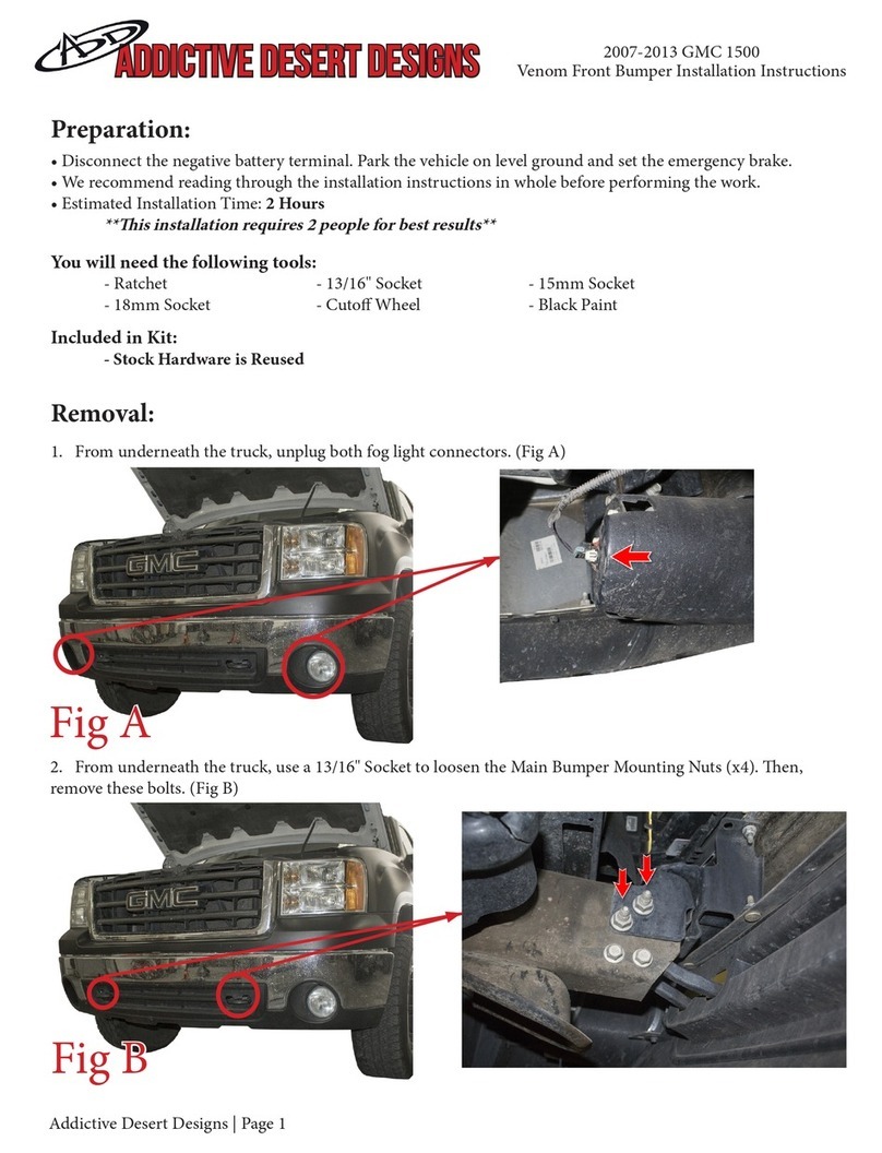ADD 2007-2013 GMC 1500 User manual