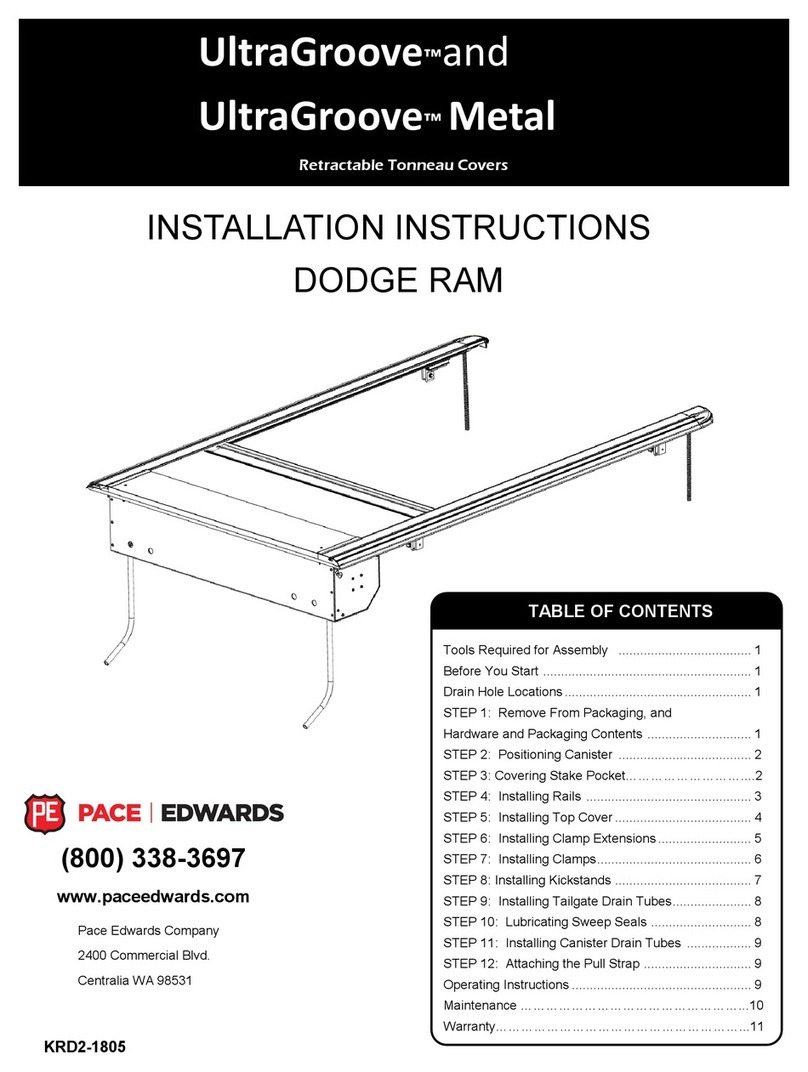 Pace Edwards UltraGroove Metal installation instructions