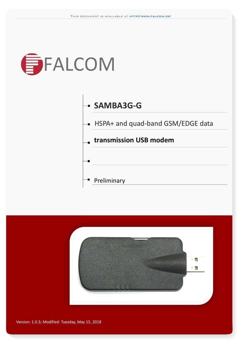 FALCOM SAMBA3G-G User manual