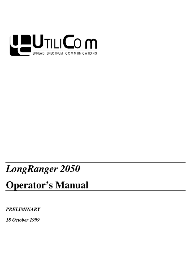 Utilicom LongRanger 2050 Operator's manual
