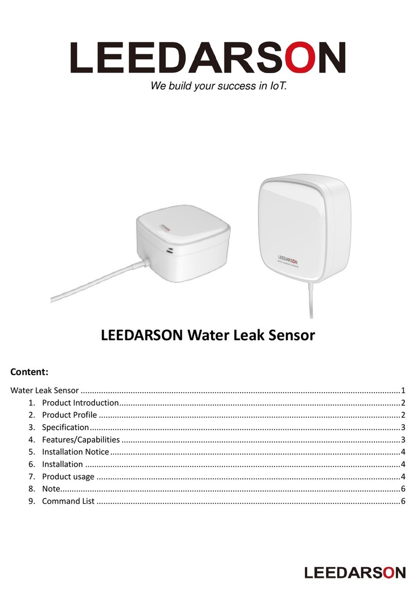 Leedarson Water Leak Sensor User manual