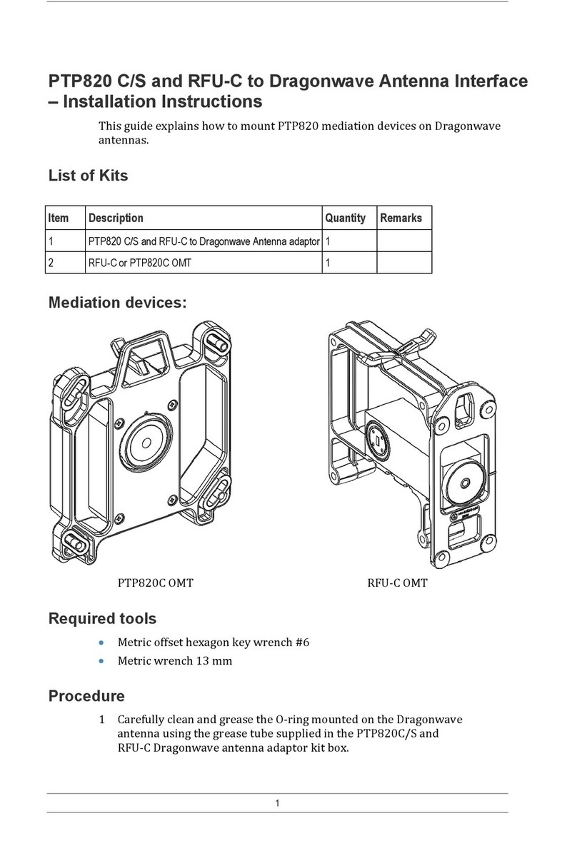 Cambium Networks PTP 820C installation instructions Cambium Networks PTP 820C installation instructions