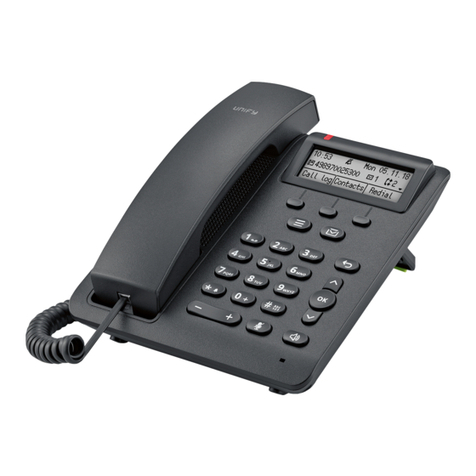 Unify OpenScape Desk Phone CP100 Reference guide