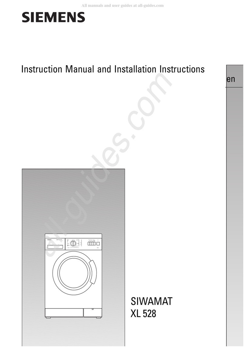 Siemens SIWAMAT XL 528 User manual