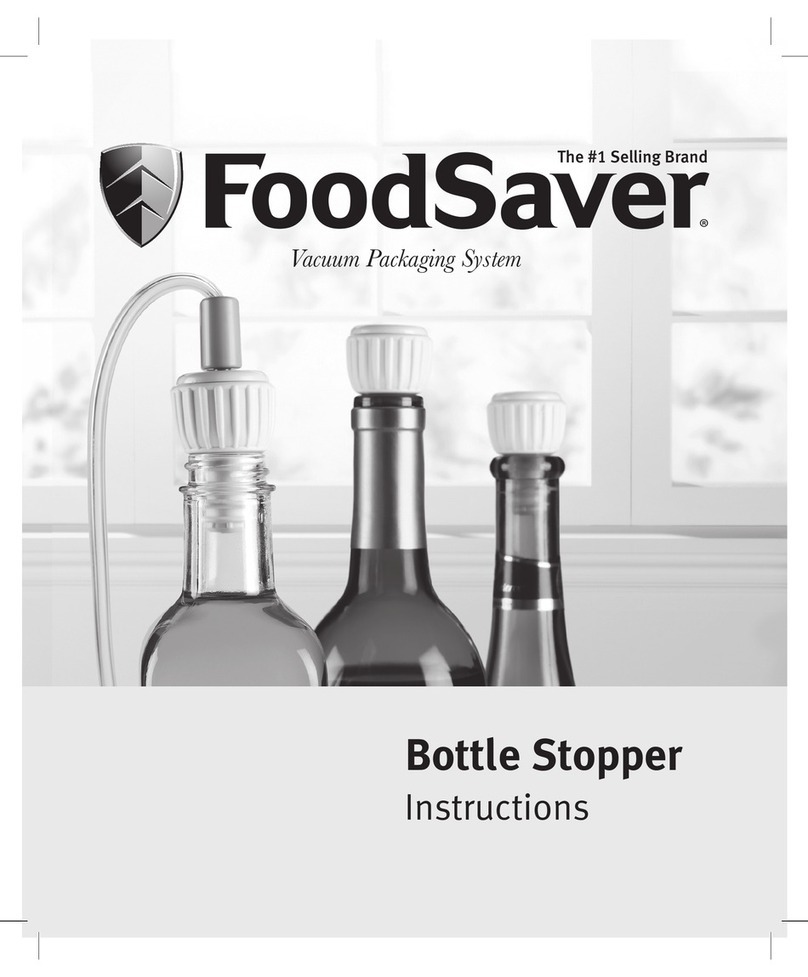 FoodSaver Bottle Stoppers instructions