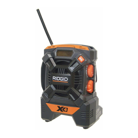 RIDGID R84084 Operator's manual