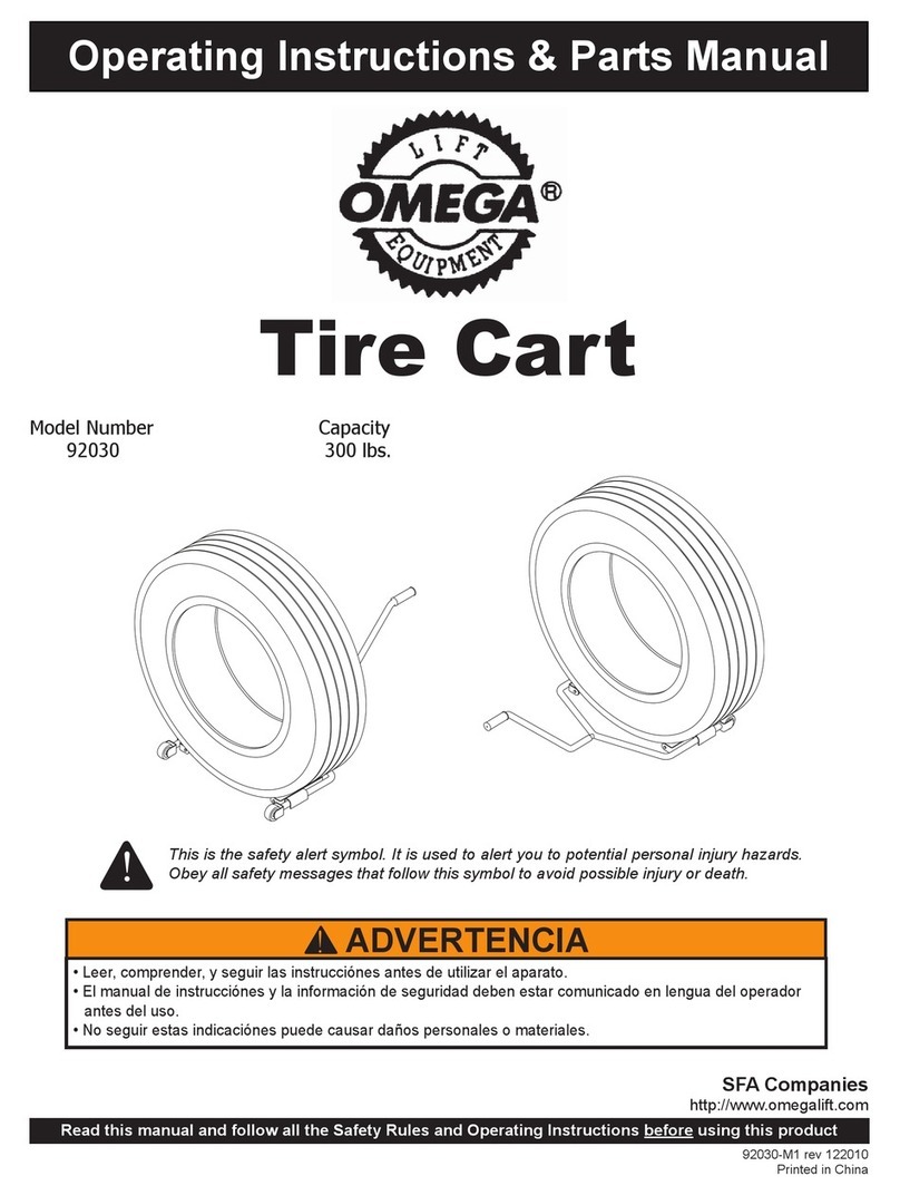 Omega 92030 Operating instructions & parts manual