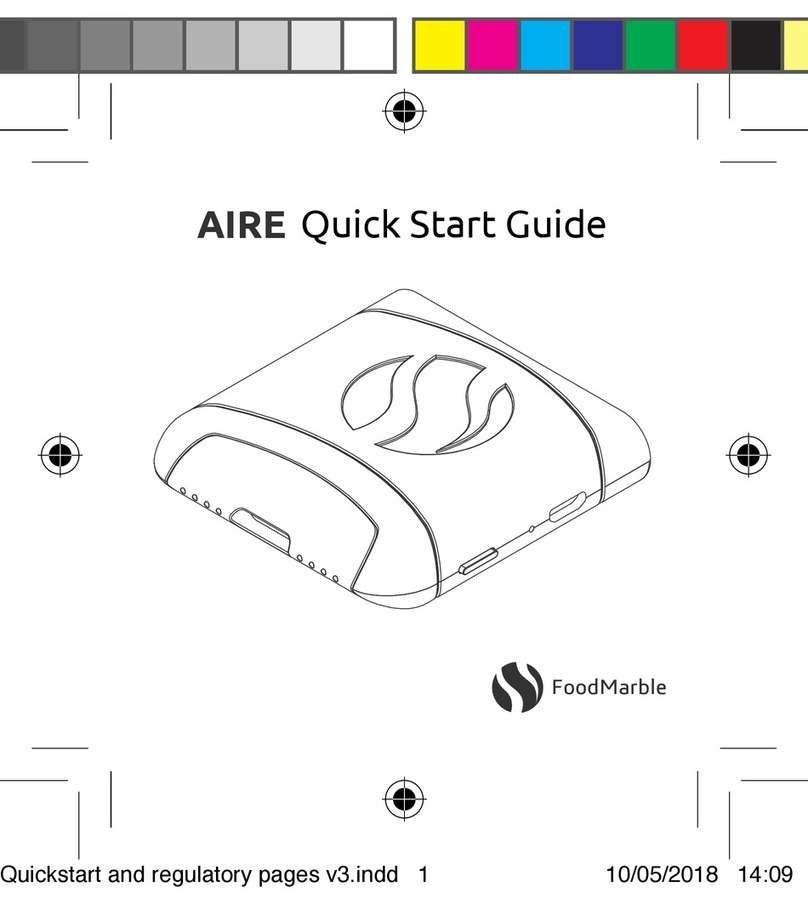 FoodMarble AIRE quick start guide