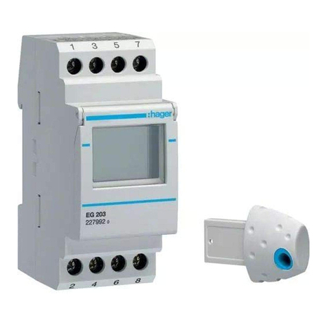 hager EG203E User manual