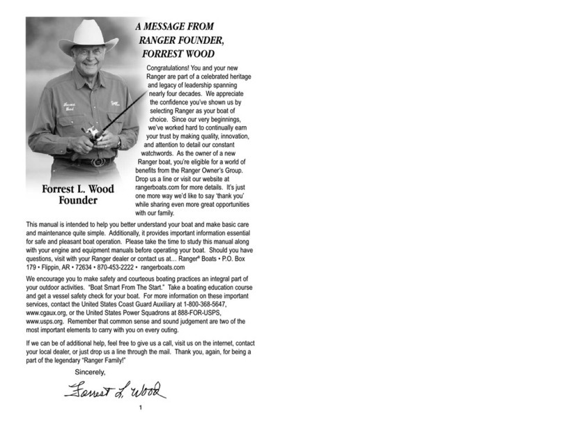 Ranger Fisherman Series owner's manual