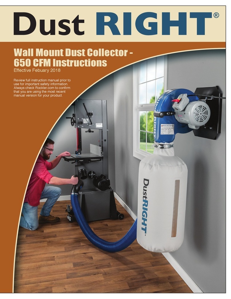 Dust Right 650 CFM instruction manual