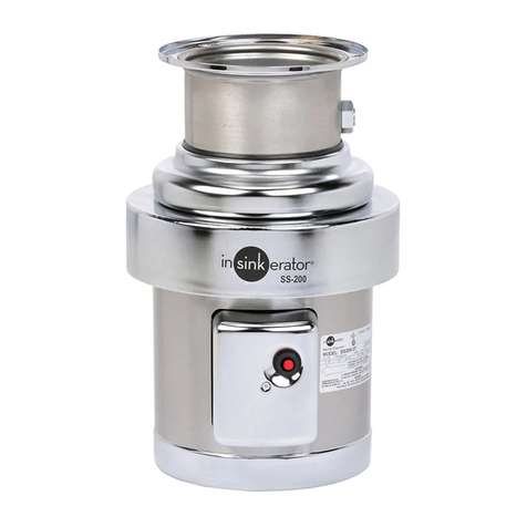 InSinkErator Model SS-200 User manual