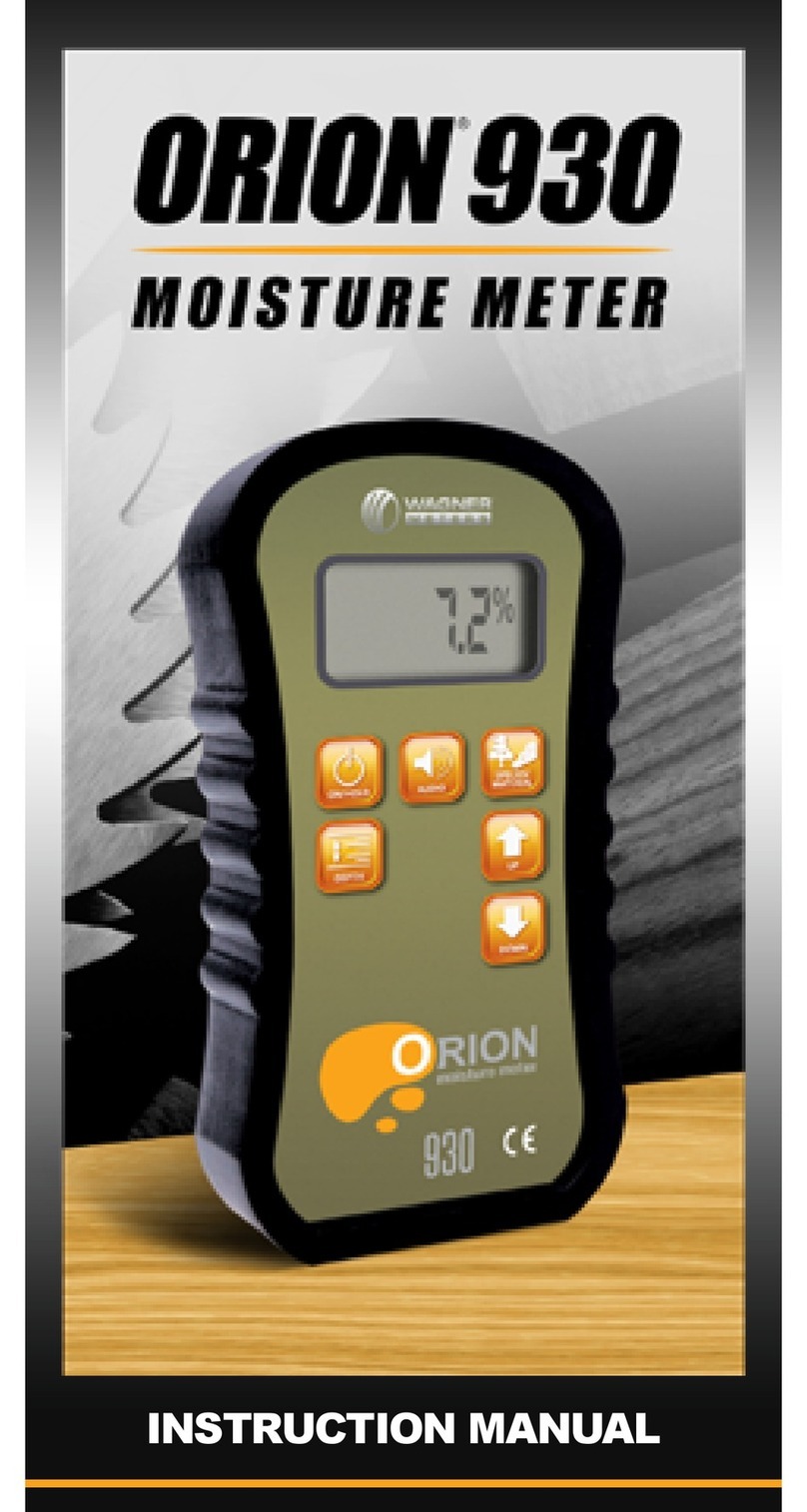 Wagner Meters Orion 930 instruction manual