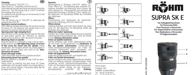 Rohm SUPRA SK manual