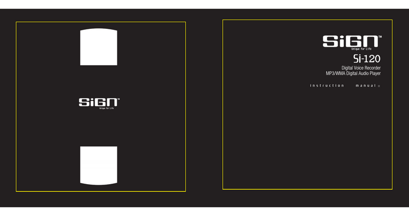 Sign SI-120 instruction manual