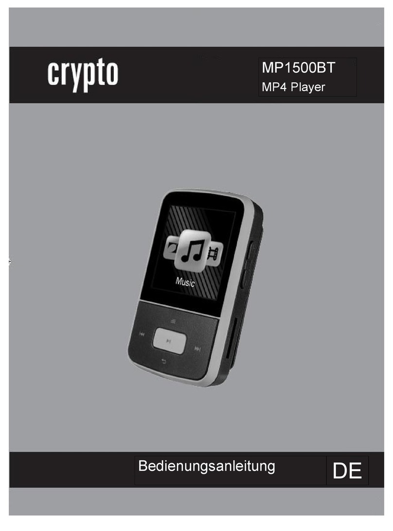 Crypto MP1500BT User manual