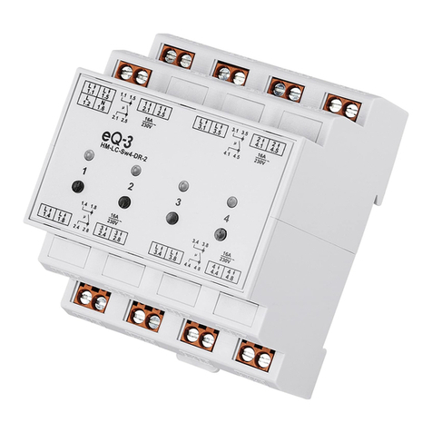 HomeMatic HM-LC-Sw4-DR-2 User manual