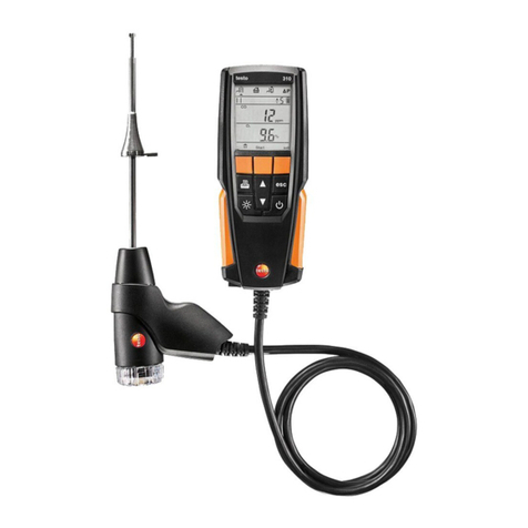 TESTO 310 User manual