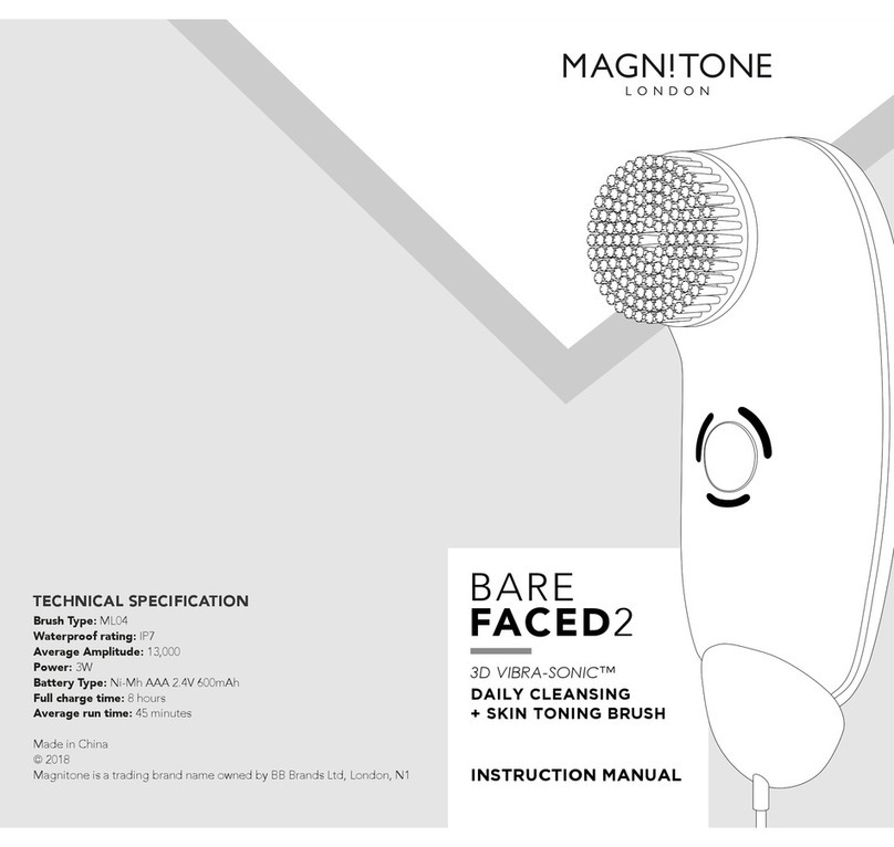 Magnitone BARE FACED 2 3D VIBRA-SONIC User manual