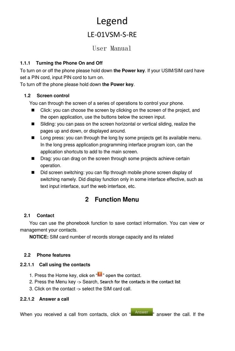 Fanvision Legend user manual