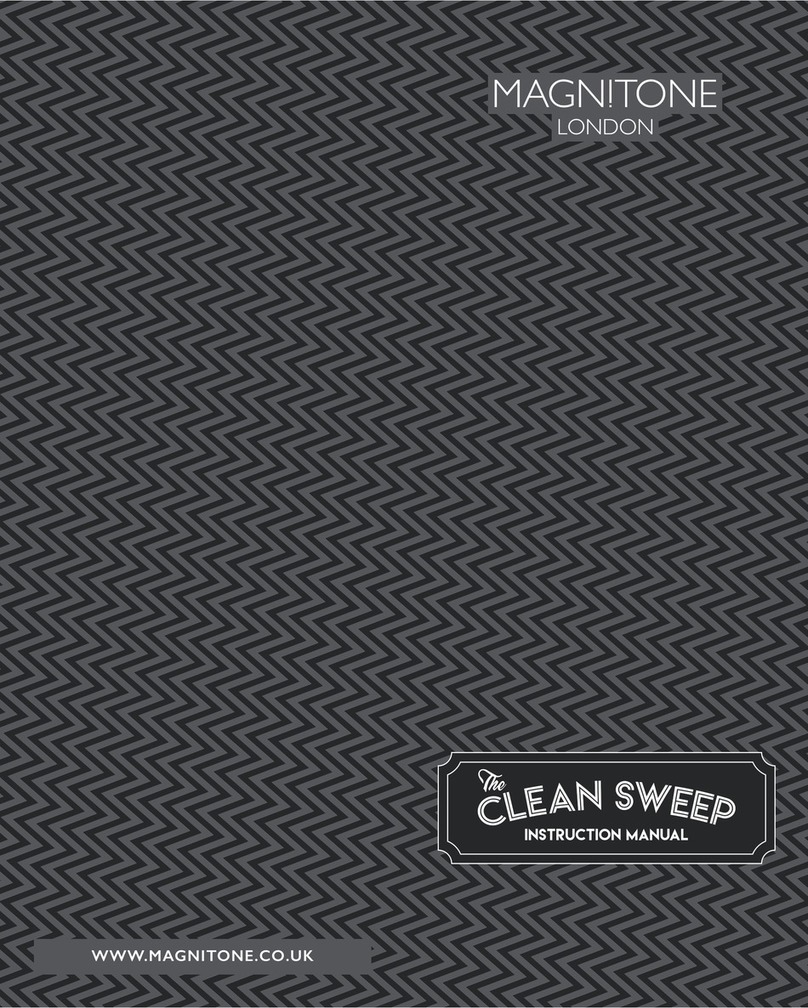 Magnitone THE CLEAN SWEEP instruction manual