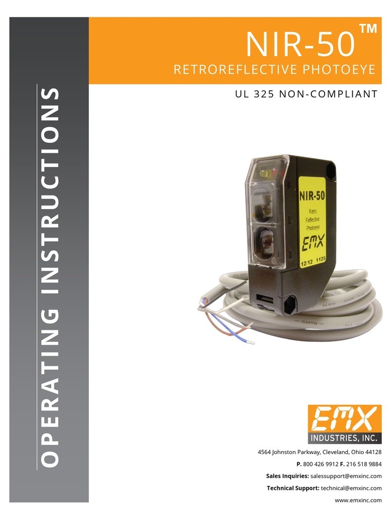 EMX NIR-50 operating instructions