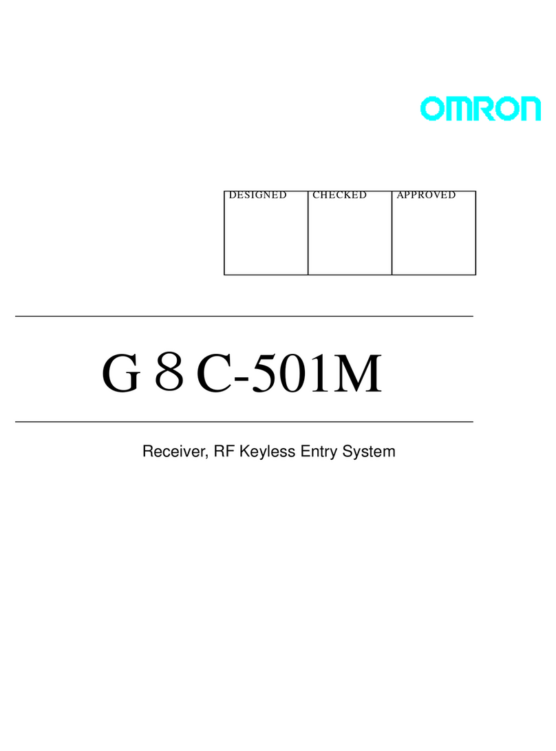 Omron G8C-501M user manual