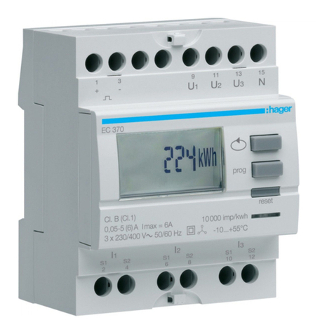 hager EC370 User manual